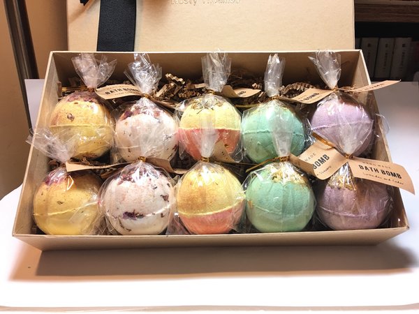 Herbal Bath Bomb Set of 10