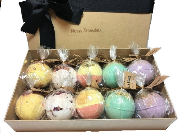 Herbal Bath Bomb Set of 10